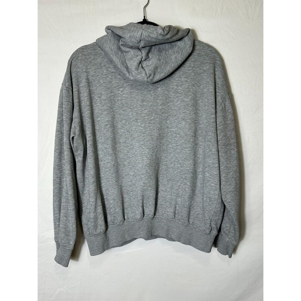 H&M Basics Classic Athletic Gray Pullover Hoodie with Kangaroo Pockets SZ M - Picture 3 of 4
